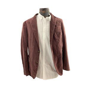 Made in Italy Size 40 Burgundy Blazer